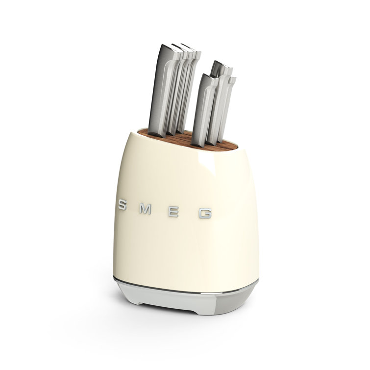 SMEG 7 Piece Knife Block Set & Reviews AllModern